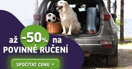 Povinné ručení s 50% slevou